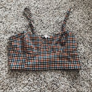 Plaid Crop Top